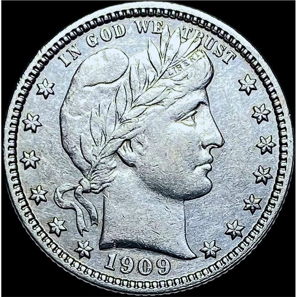 1909-D Barber Quarter CHOICE AU