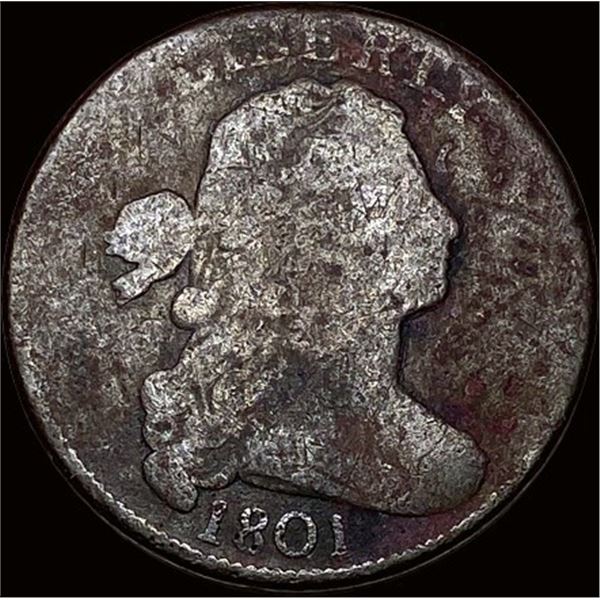 1801 1/000 Blunt 1 Draped Bust Large Cent  CIRCULATED