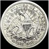 Image 2 : 1853 Arrows/Rays Seated Liberty Quarter  NEARLY UNCIRCULATED