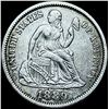 1889 Seated Liberty Silver Dime CHOICE AU