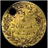 Image 2 : 1873 Gold Cal. Fractional 1/4 Dollar HIGH  GRADE
