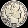 1913 Silver Barber Half Dollar LIGHTLY  CIRCULATED