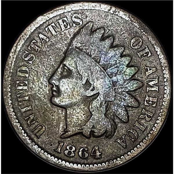 1864 L Bronze Indian Head Cent CIRC