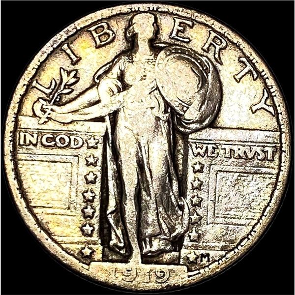 1919 Standing Liberty Quarter LIGHTLY  CIRCULATED