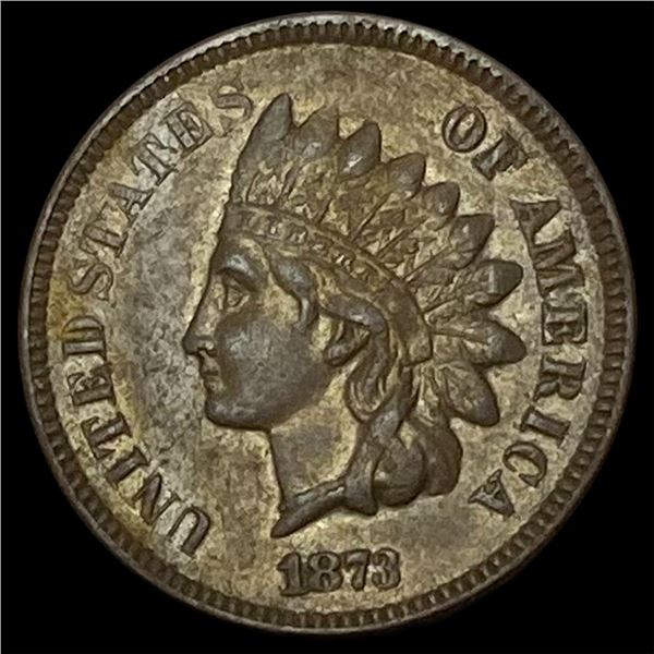 1873 Indian Head Cent NEARLY UNCIRCULATED
