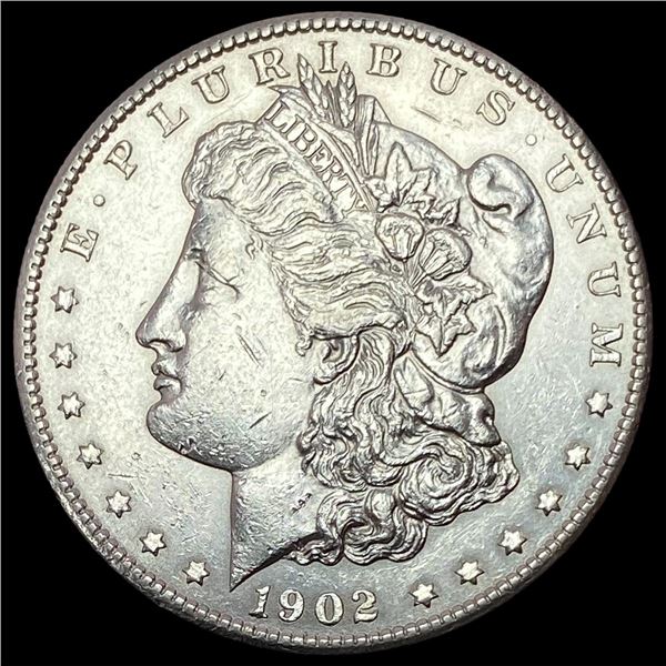 1902-S Silver Morgan Dollar ABOUT  UNCIRCULATED