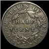 Image 2 : 1834 Classic Head Half Cent CLOSELY UNCIRCULATED