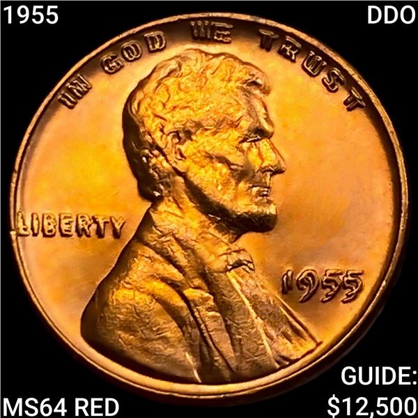 1955 DDO Wheat Cent