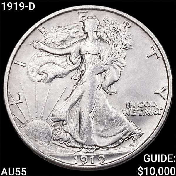 1919-D Walking Liberty Half Dollar