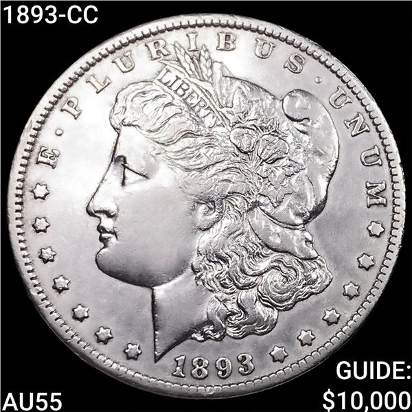 1893-CC Morgan Silver Dollar