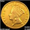 Image 1 : 1854 $3 Gold Piece CLOSELY UNCIRCULATED
