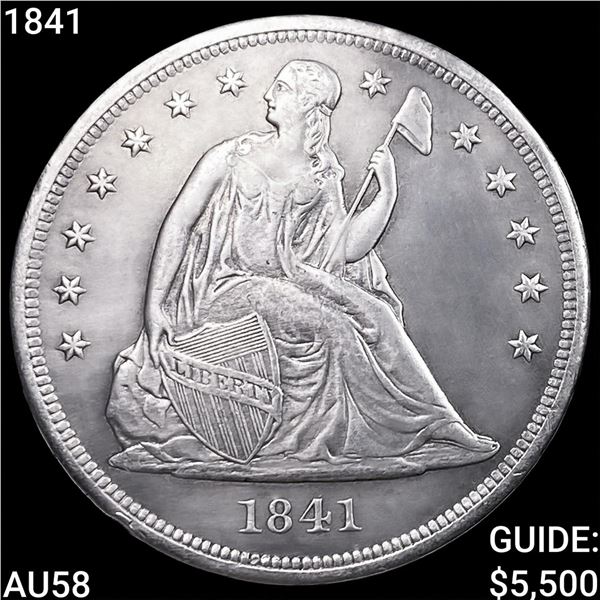 1841 Seated Liberty Dollar