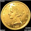 Image 1 : 1839 $5 Gold Half Eagle