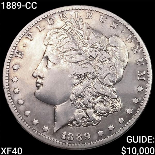 1889-CC Morgan Silver Dollar