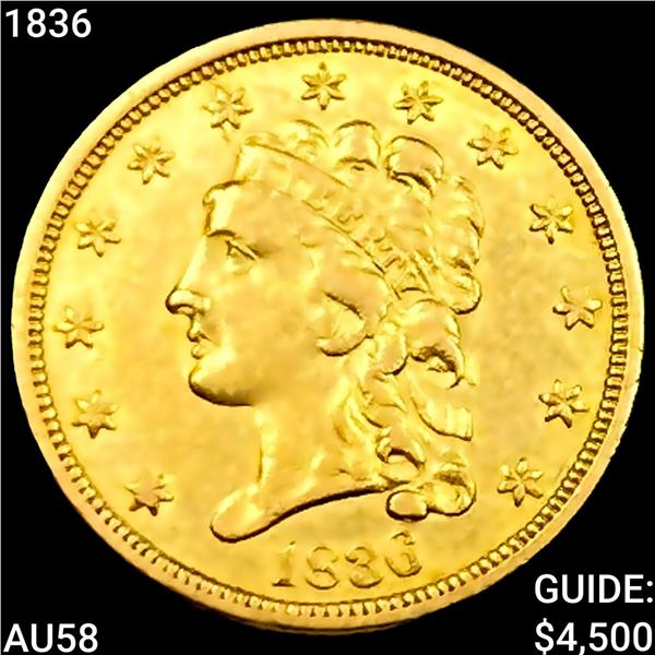 1836 $2.50 Gold Quarter Eagle