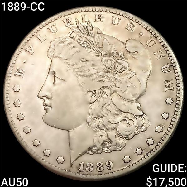 1889-CC Morgan Silver Dollar