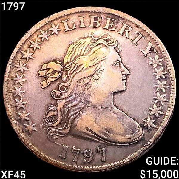 1797 Draped Bust Dollar NEARLY UNCIRCULATED