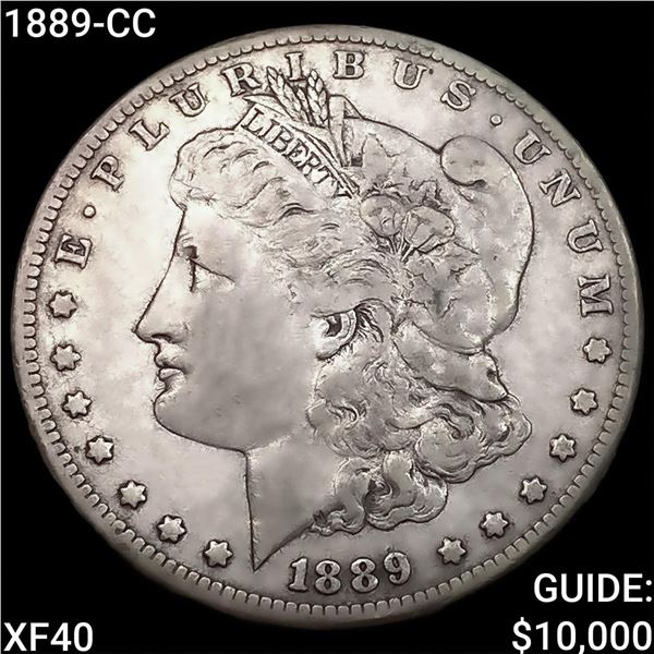 1889-CC Morgan Silver Dollar NEARLY UNCIRCULATED