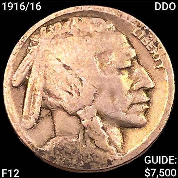 1916/16 DDO Buffalo Nickel NICELY CIRCULATED