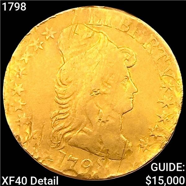 1798 $5 Gold Half Eagle NEARLY UNCIRCULATED