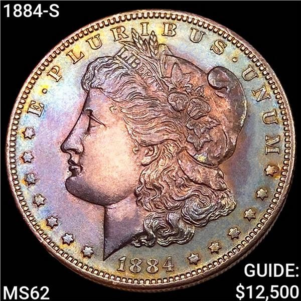 1884-S Morgan Silver Dollar UNCIRCULATED