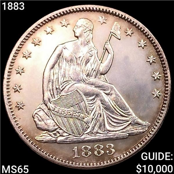 1883 Seated Liberty Half Dollar GEM BU