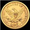 Image 2 : 1861 Civil War $2.50 Gold Quarter Eagle UNCIRCULATED
