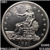 Image 1 : 1881 Silver Trade Dollar GEM PROOF CAM