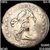 Image 1 : 1803 Sm 8 Draped Bust Half Dime NEARLY UNCIRCULATED
