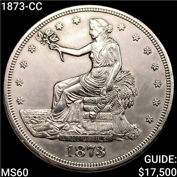 1873-CC Silver Trade Dollar