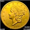 Image 1 : 1851 $20 Gold Double Eagle CHOICE AU