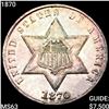 Image 1 : 1870 Silver Three Cent