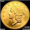 Image 1 : 1852 $20 Gold Double Eagle GEM BU