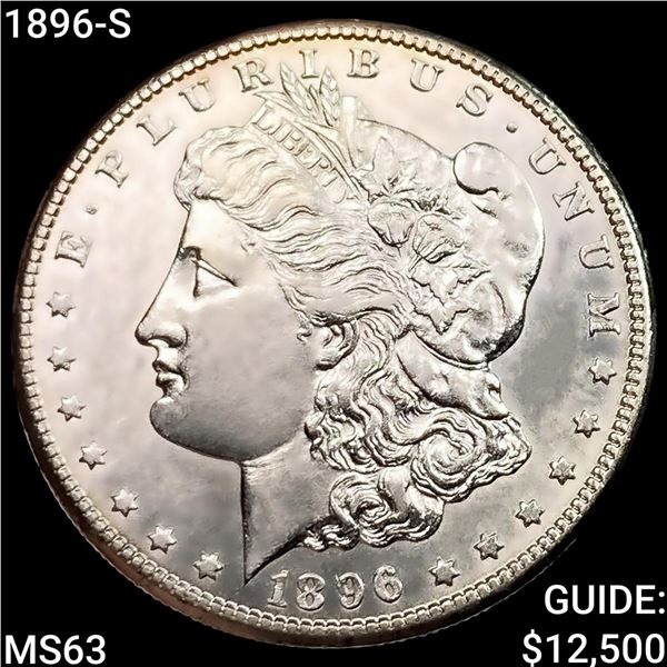 1896-S Morgan Silver Dollar