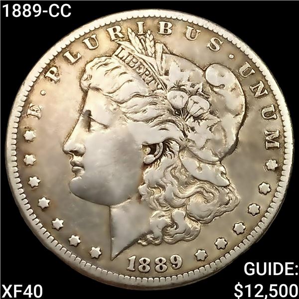1889-CC Morgan Silver Dollar