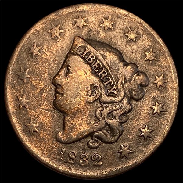 1832 Coronet Head Large Cent HIGH GRADE