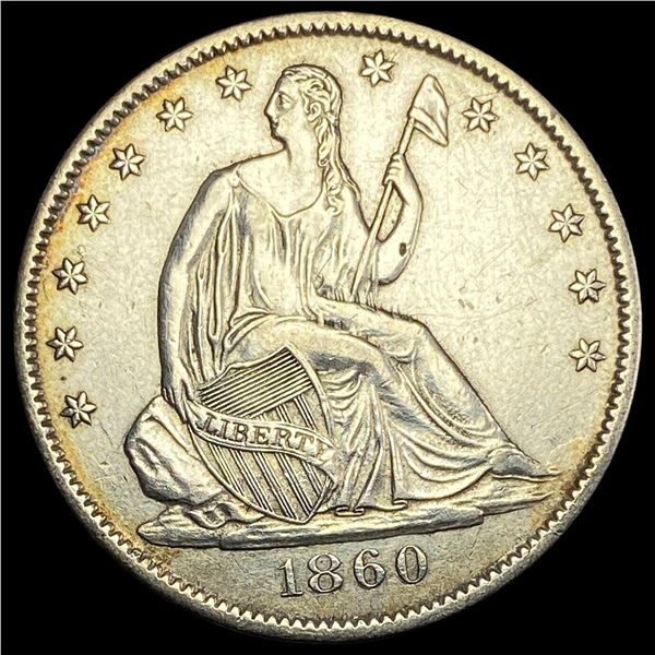 1860-O Seated Liberty Half Dollar HIGH GRADE