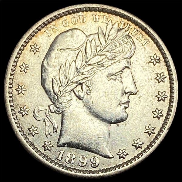 1899 Barber Silver Quarter UNCIRCULATED