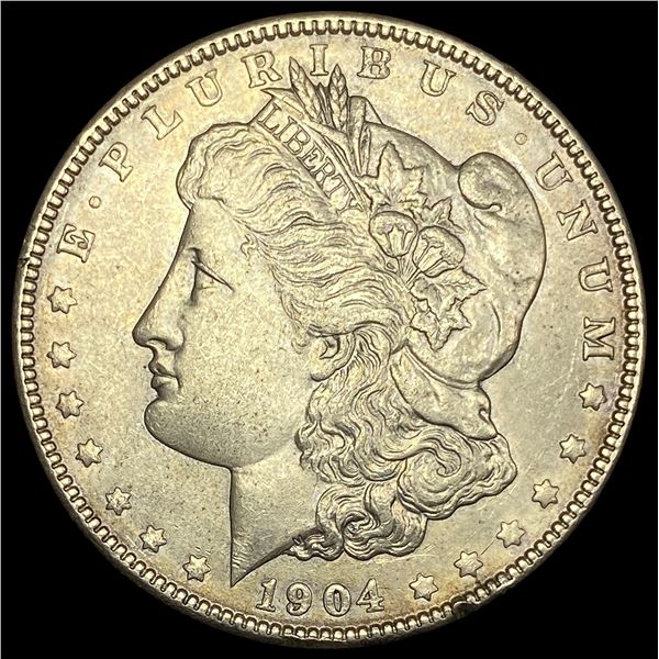1904 Silver Morgan Dollar CHOICE AU