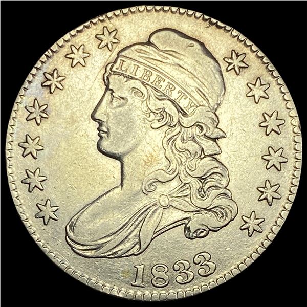 1833 Capped Bust Half Dollar CLOSELY UNCIRCULATED