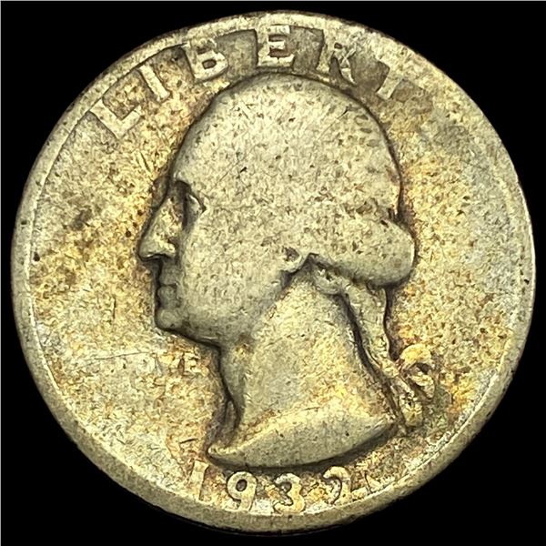 1932-D Silver Washington Quarter NICELY CIRCULATED