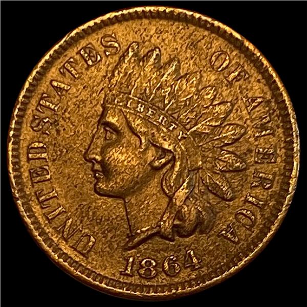 1864 Indian Head Cent CLOSELY UNCIRCULATED