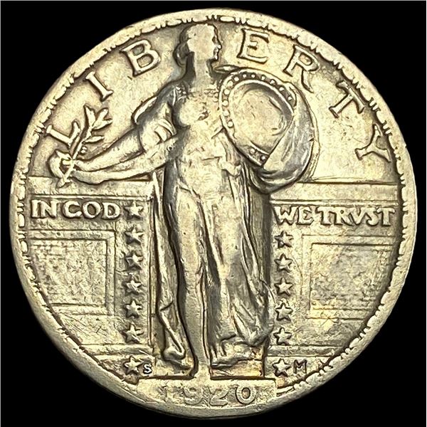 1920-S Standing Liberty Quarter NEARLY UNCIRCULATED