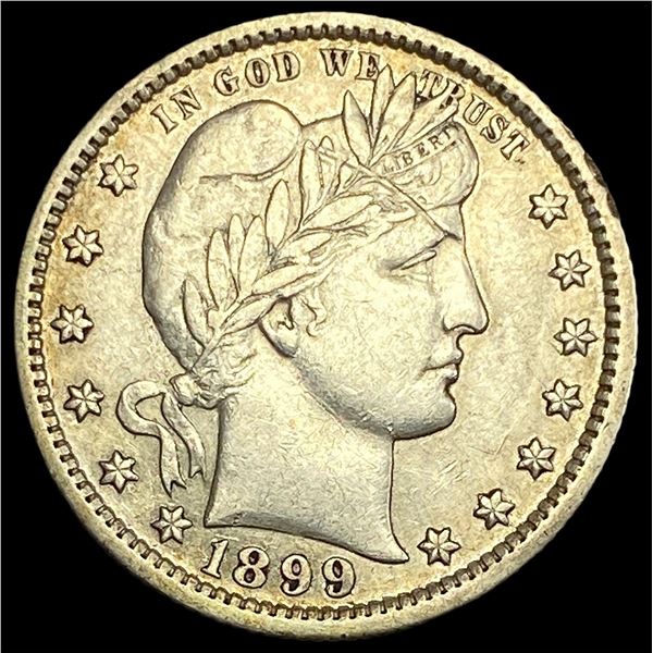 1899 Silver Barber Quarter HIGH GRADE