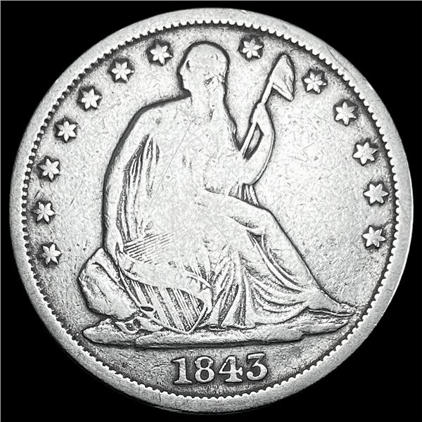 1843-O Seated Liberty Half Dollar NICELY CIRCULATED