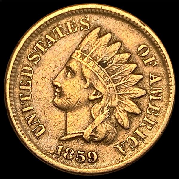 1859 Indian Head Cent NEARLY UNCIRCULATED