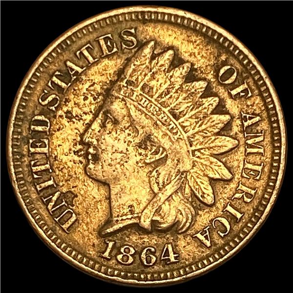 1864 Indian Head Cent NEARLY UNCIRCULATED