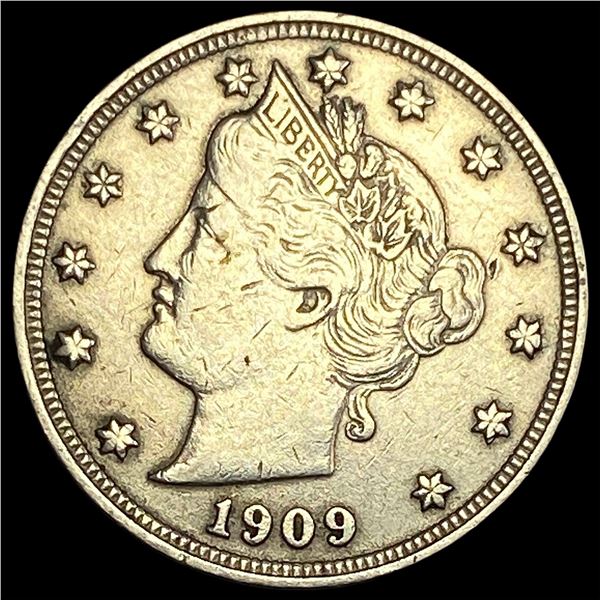1909 Liberty Head Nickel NEARLY UNCIRCULATED