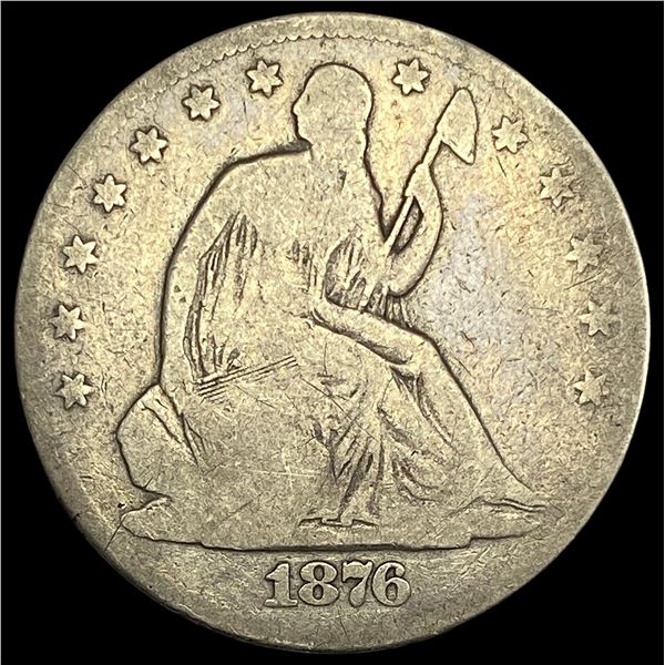 1876 Seated Liberty Half Dollar NICELY CIRCULATED