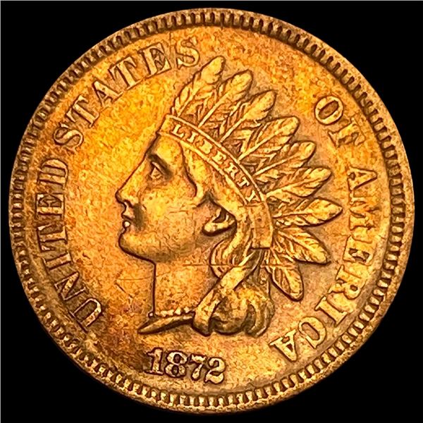 1872 Indian Head Cent CLOSELY UNCIRCULATED